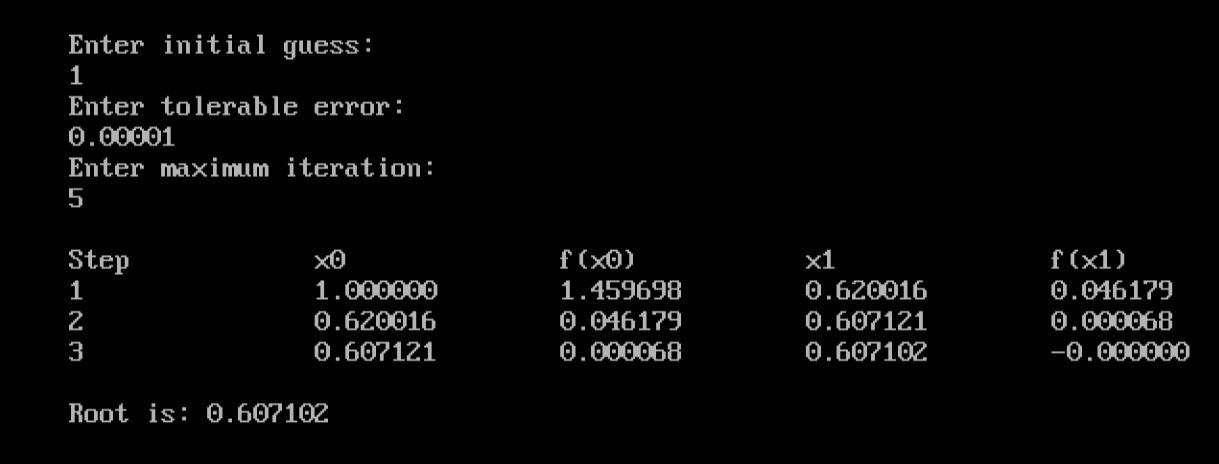 bisection method pseudocode bisection method pseudocode